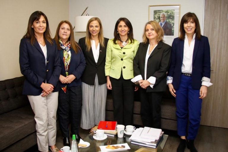 Reunión con la Ministra y la Subsecretaria del  Ministerio de la Mujer