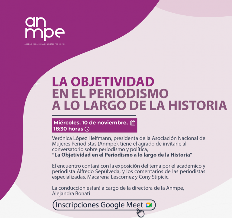 Conversatorio sobre periodismo y política:“La Objetividad en el Periodismo a lo largo de la Historia”